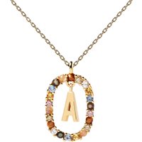 Collar PDPaola Mujer NEW LETTERS in Plata CO01-2760-U - CO01-2760-U